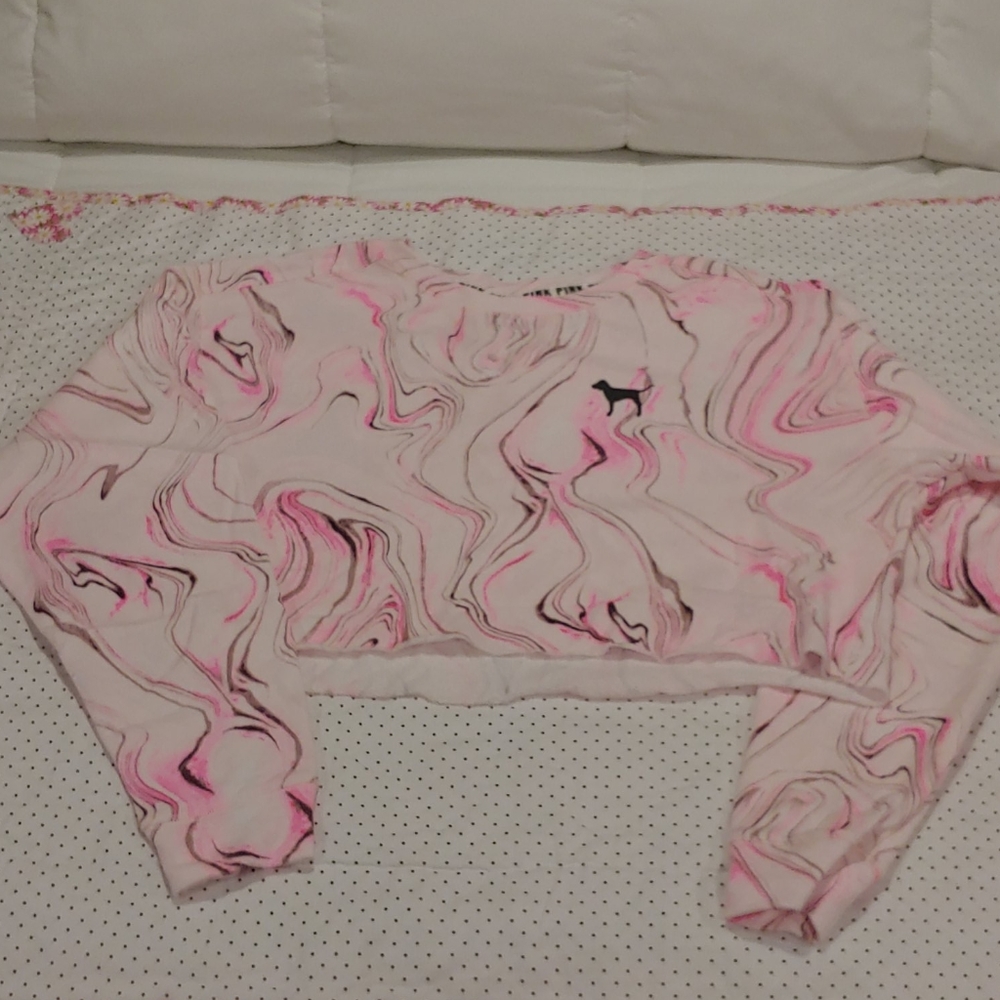 PINK L Crop Top